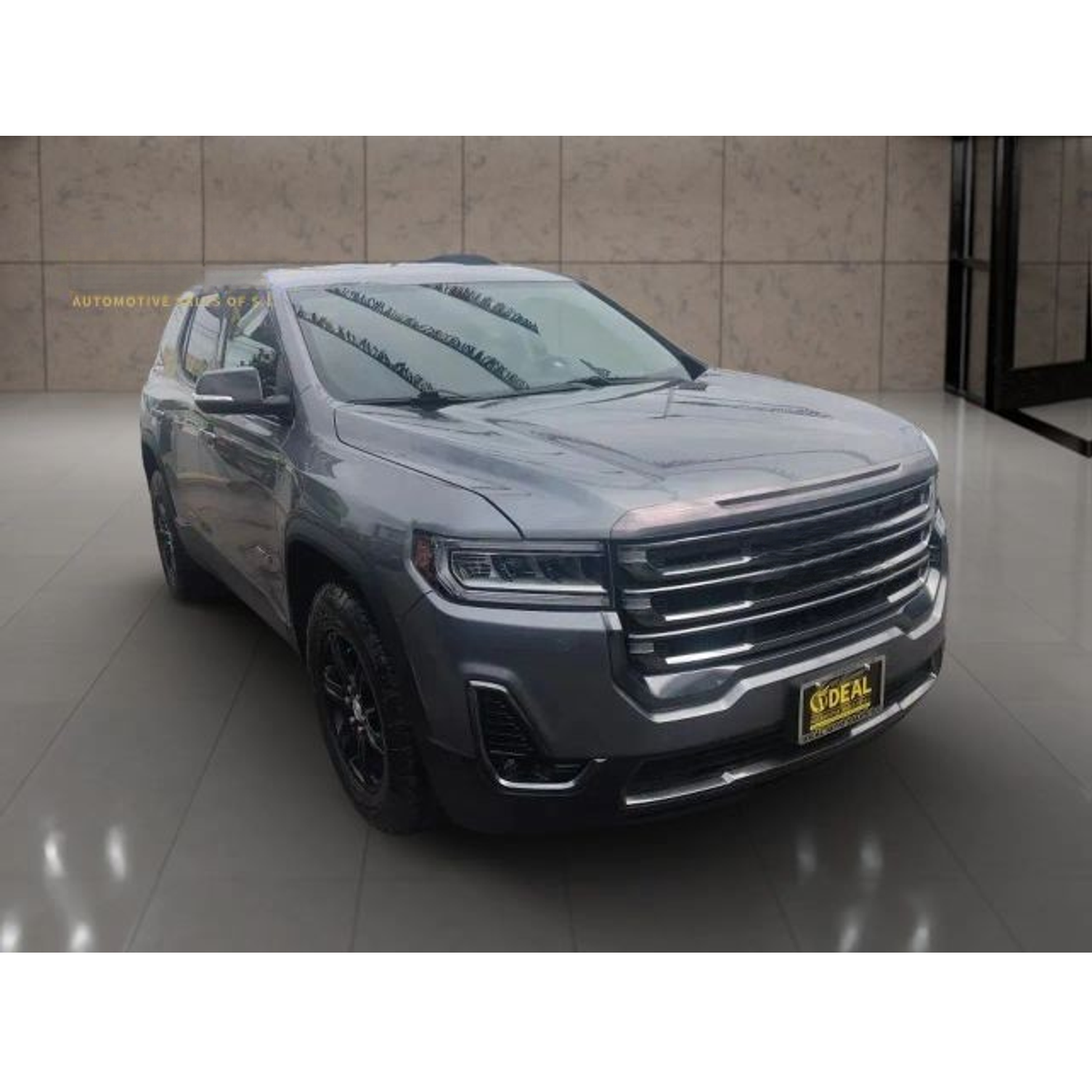 Top Gear Motors Front Bumper Upper Cover Primed for 2020-2022 GMC Acadia with Sensor Holes - Image 2