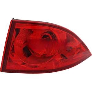 Top Gear Motors Halogen Tail Light Passenger Right Side for 2006-2010 BUICK Lucerne Red Lens