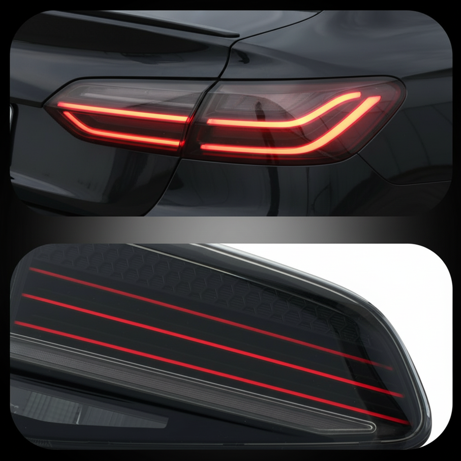 Top Gear Motors Black LED Tail Light Pair Driver and Passenger Side for 2015-2017 VOLKSWAGEN Golf Smoked Lens - Image 4