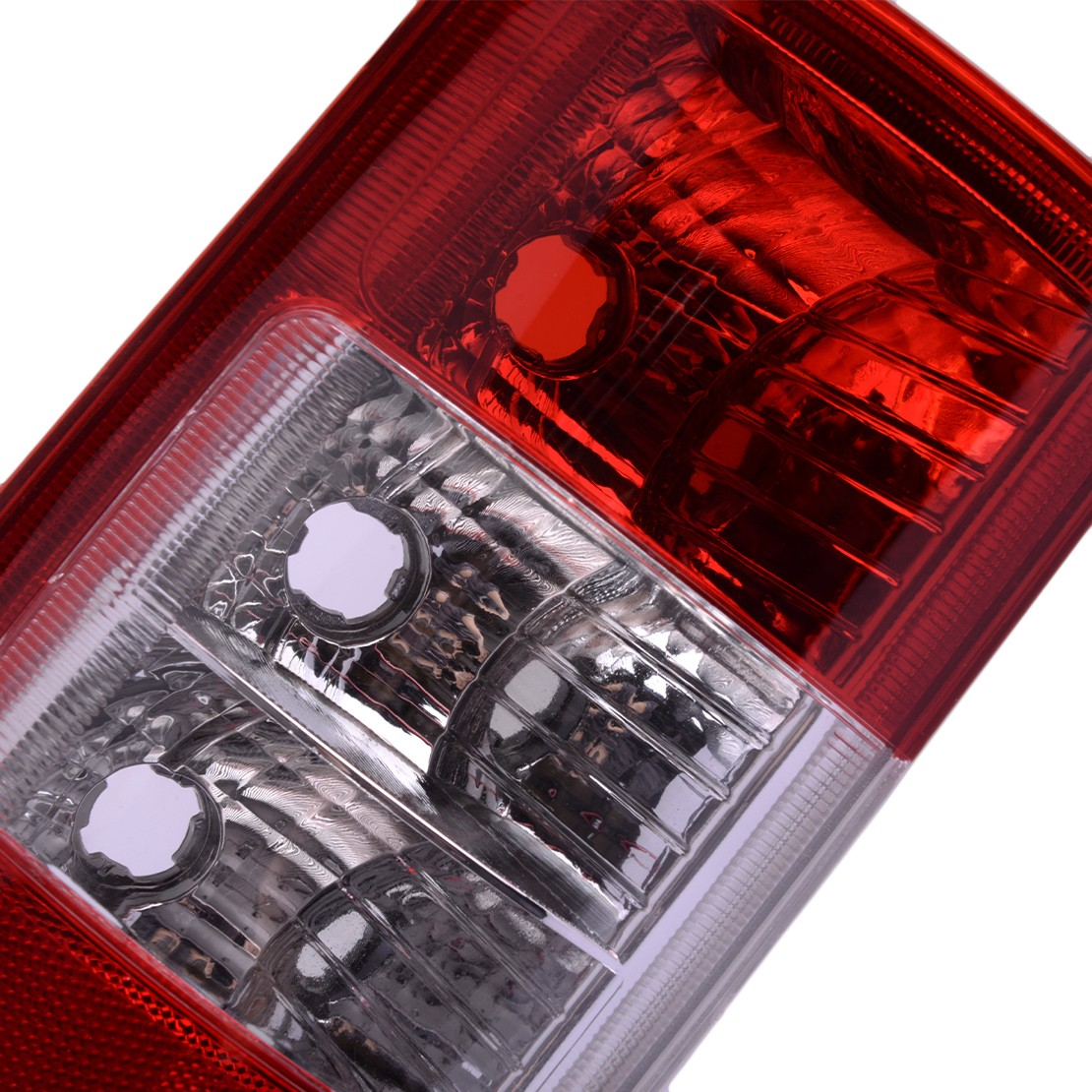 Top Gear Motors Red Clear Halogen Tail Light Pair for 2010-2013 Ford Transit Connect - Image 2