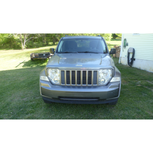 Top Gear Motors Halogen Headlight Assembly for 2010-2012 Jeep Liberty Driver Side Left Black Housing with Fog Lamp