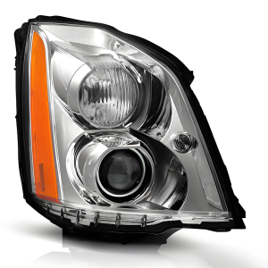 Top Gear Motors HID Xenon Passenger Side Headlight Assembly for Cadillac DTS 2006–2011 Chrome Housing Clear Lens