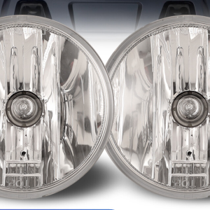 Top Gear Motors Chrome Halogen Fog Light Pair Driver and Passenger Side for 2007-2013 CHEVROLET Avalanche/suburban/tahoe Clear Lens
