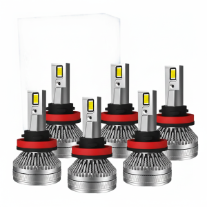 Top Gear Motors LED High Beam Low Beam Fog Light Set for 2008-2014 Cadillac CTS 6000K IP68