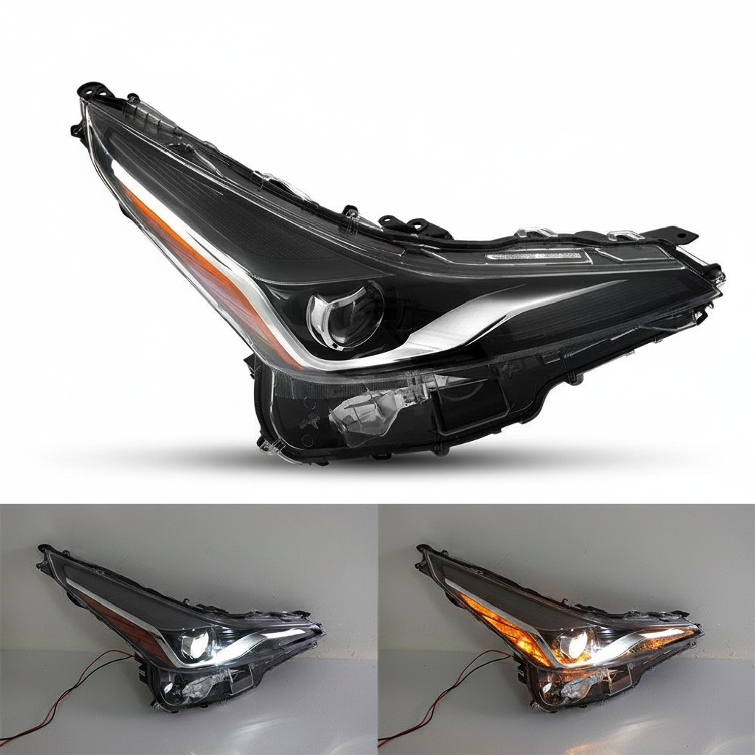 Top Gear Motors LED Passenger Side Headlight Assembly for Toyota Prius 2019–2022 Clear Housing Direct Replacement - Image 3
