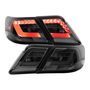 Top Gear Motors LED Smoked Rear Tail and Brake Light Pair for 2007-2009 Toyota Camry CE SE XLE
