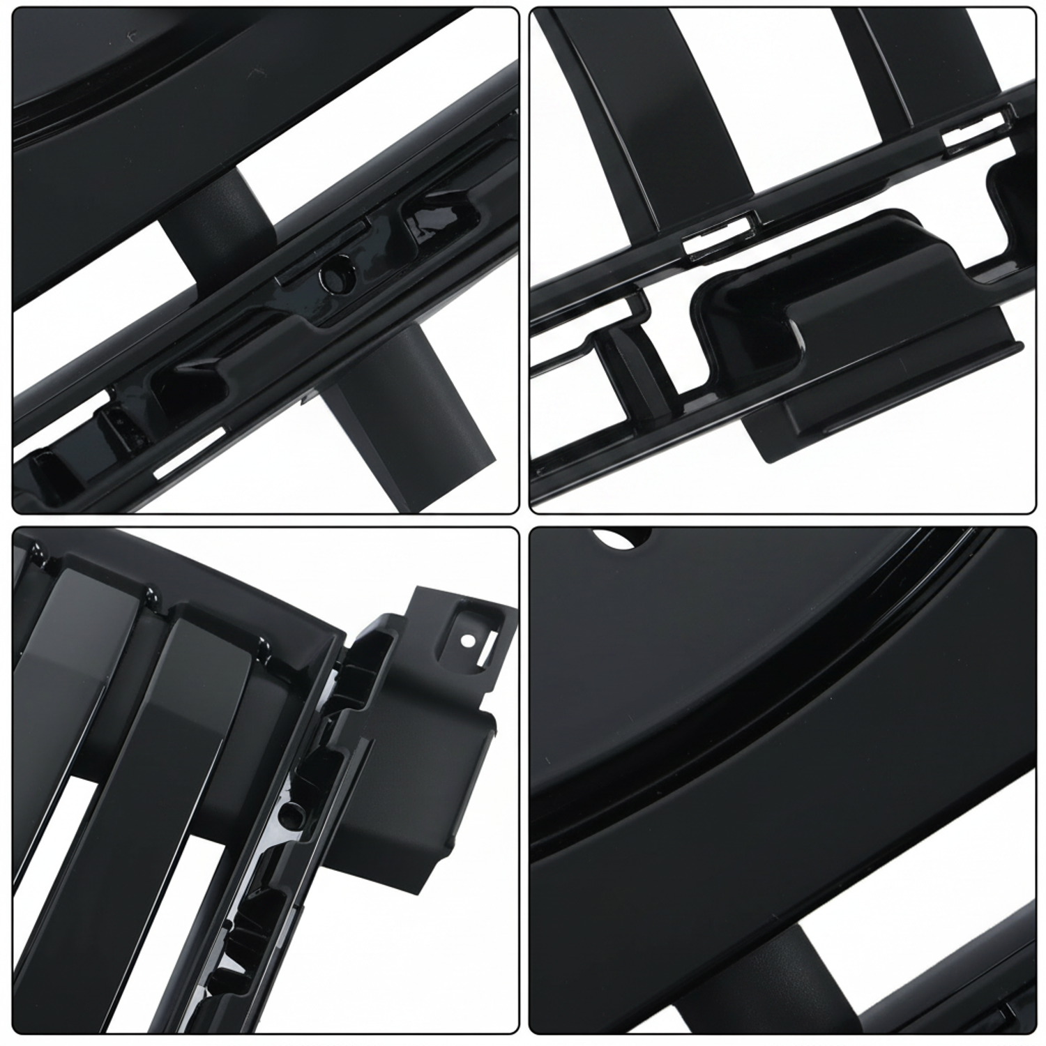 Top Gear Motors Gloss Black Front Upper Grille for 2007-2010 Ford Edge - Image 4