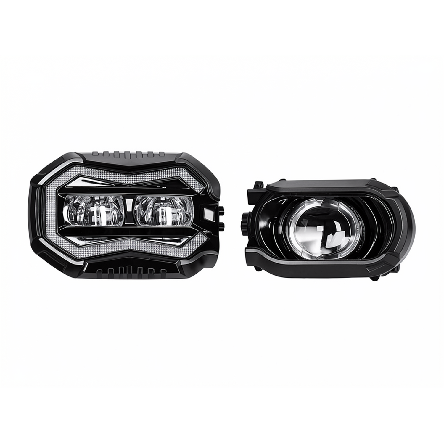 Top Gear Motors 2010-2013 BMW F 800 GS F 650 GS F 700 GS F 800 R Left and Right Projector LED DRL Headlight Assembly Pair - Image 3