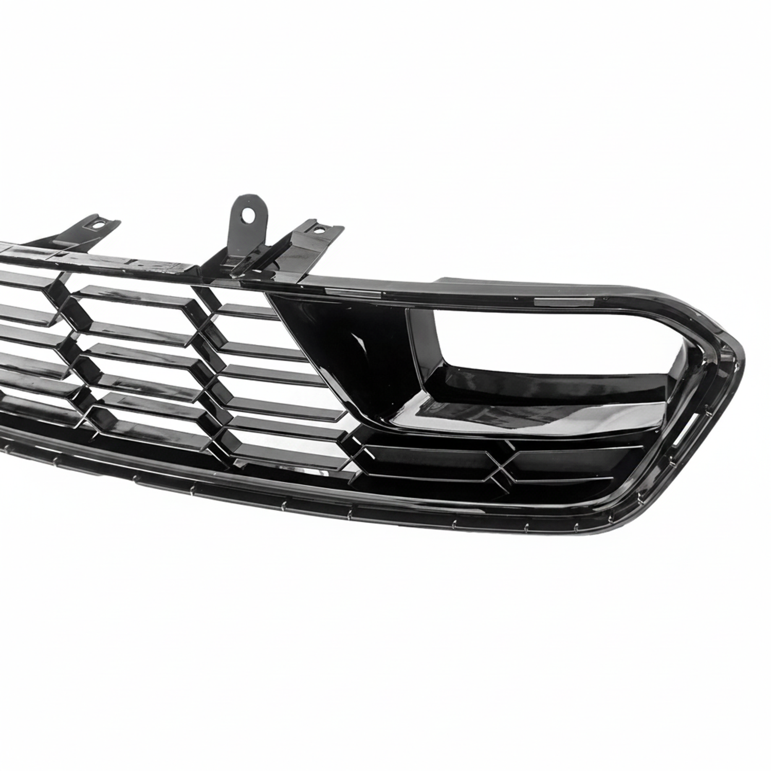 Top Gear Motors Glossy Black Front Bumper Lower Grille Without Camera for 2014-2019 Chevrolet Corvette C7 - Image 6