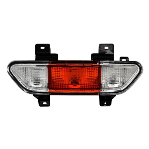 Top Gear Motors White Red Rear Fog Light Assembly Pair for 2018 Ford Mustang