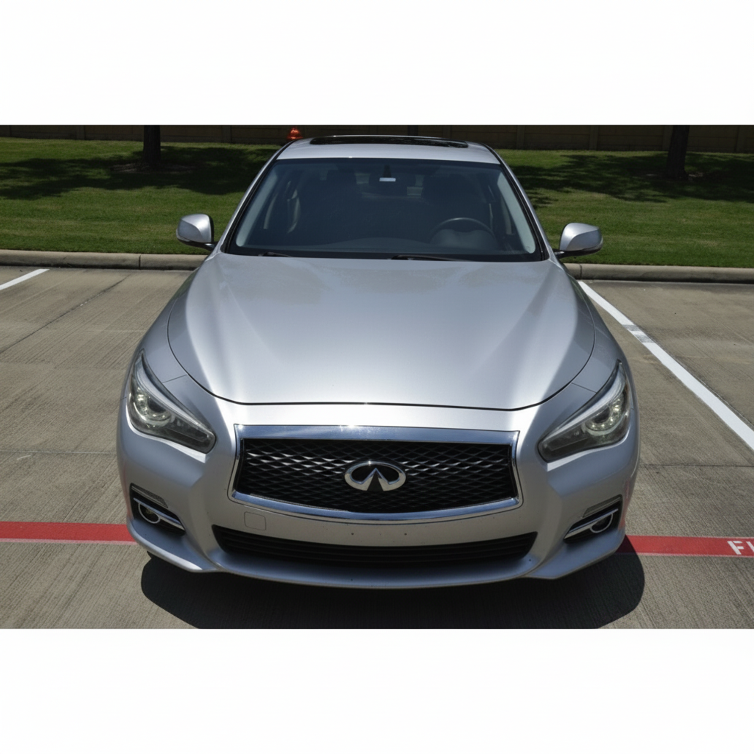 Top Gear Motors Front Bumper Cover for 2014-2017 Infiniti Q50 Sport Painted Factory Color