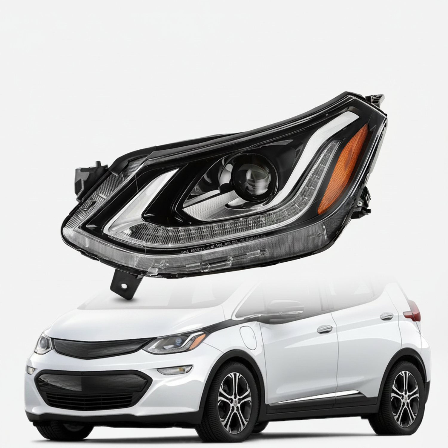 Top Gear Motors Left Driver Side Headlight HID Projector LED for 2017-2021 CHEVROLET Bolt EV