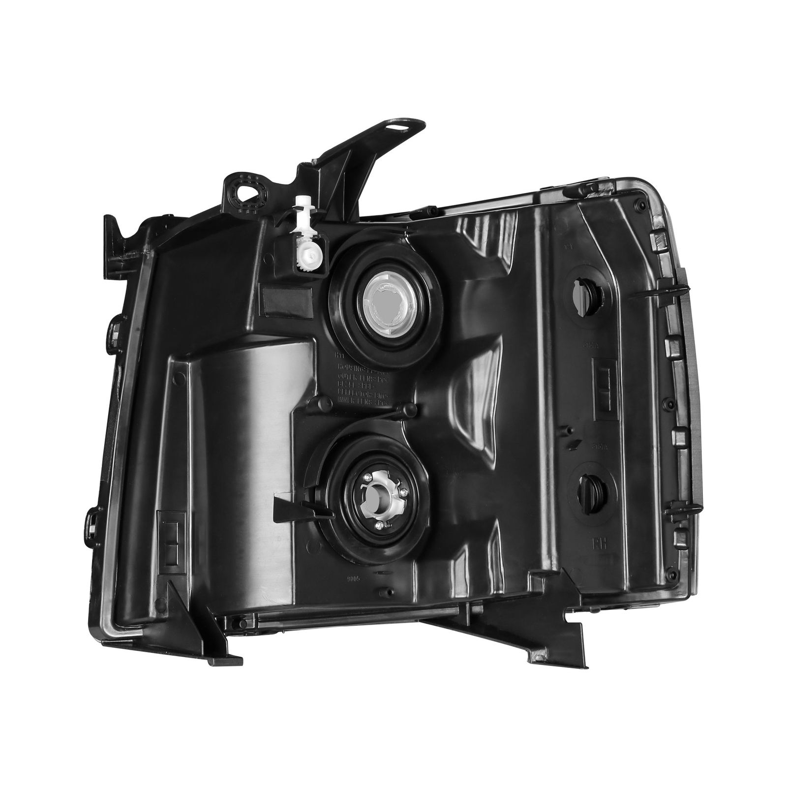 Top Gear Motors Black Housing Headlight Assembly Pair Left and Right for 2007-2013 Chevrolet Silverado 1500 2500HD Direct Replacement - Image 7