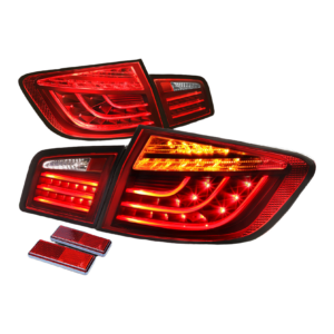 Top Gear Motors Pair Chrome Left and Right Tail Light Assembly for 2010 2017 BMW 5 Series