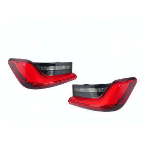 Top Gear Motors LED Tail Light Pair Left and Right for 2019-2022 BMW 3-Series Black Housing Red Clear Lens