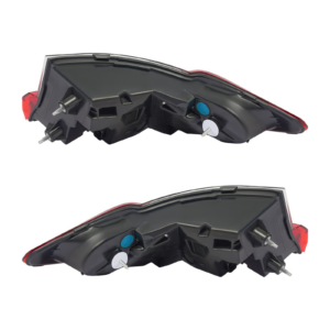 Top Gear Motors LED Tail Light Pair Left and Right for 2019-2022 BMW 3-Series Outer Black Housing Red/clear Lens