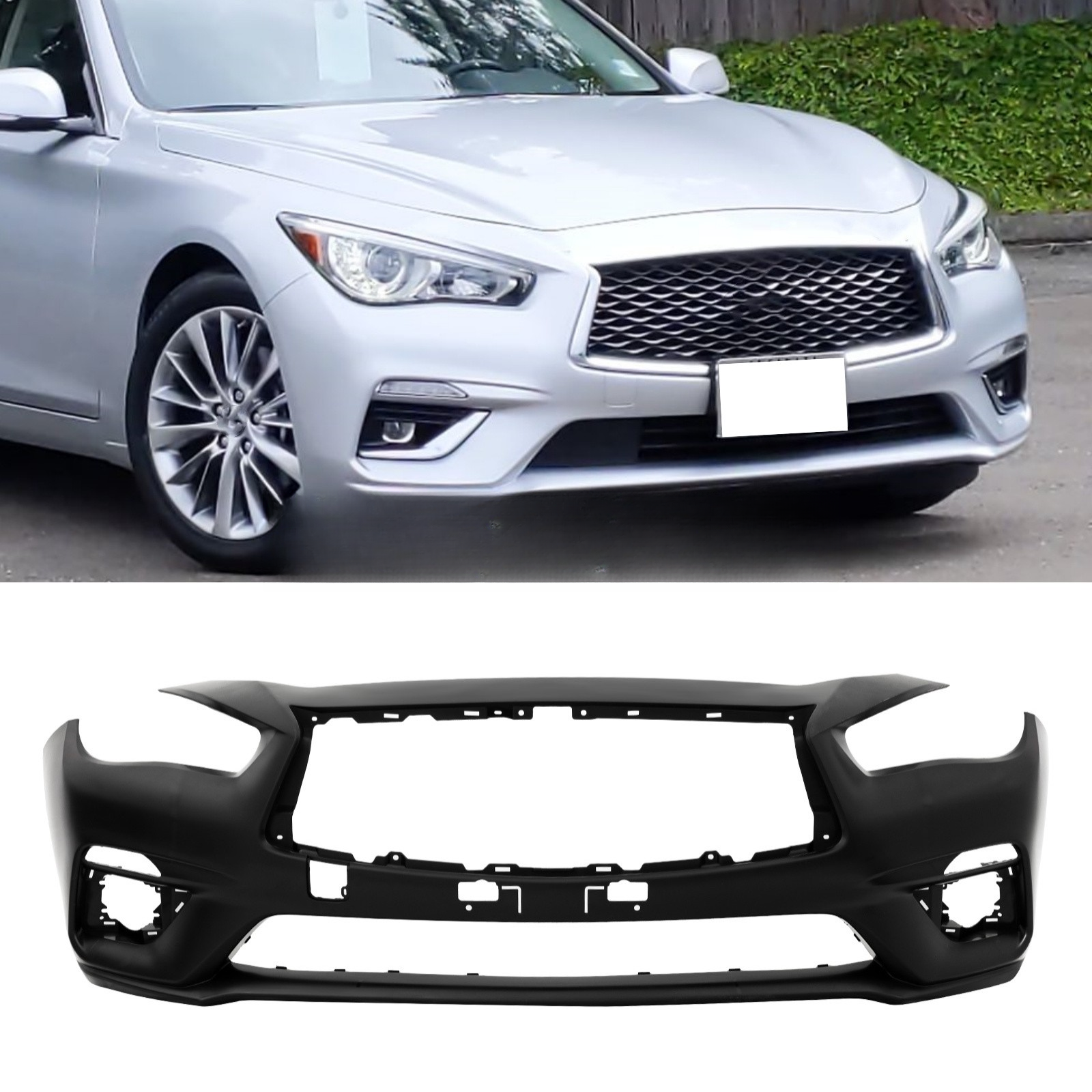 Top Gear Motors Bumper for 2018-2024 INFINITI Q50 - Image 2