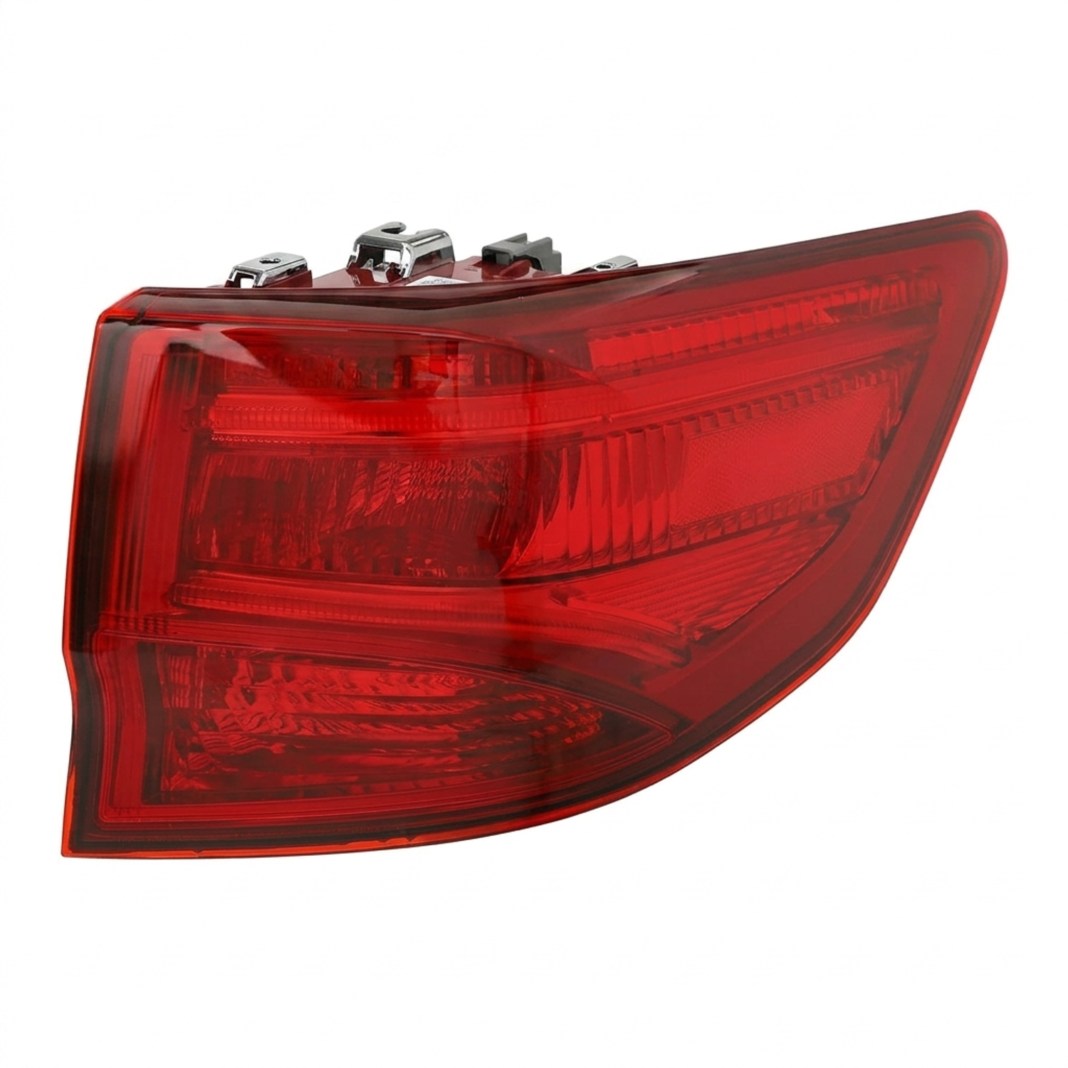 Top Gear Motors Halogen Passenger Side Tail Light Assembly for Acura MDX 2014–2020 Black Housing Red Lens Direct Replacement