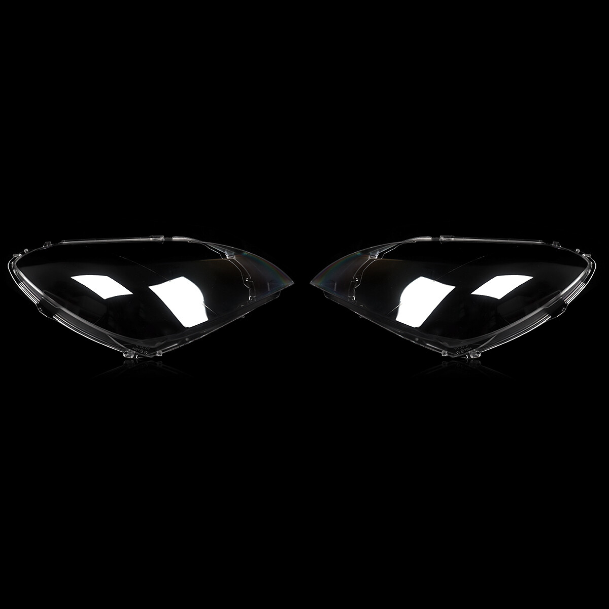 Top Gear Motors Headlight Lens Cover Pair Left and Right for 2010-2015 BMW 6 Series F06 F12 F13 and 2012-2015 BMW M6 F06 F12 F13 Clear ABS Plastic
