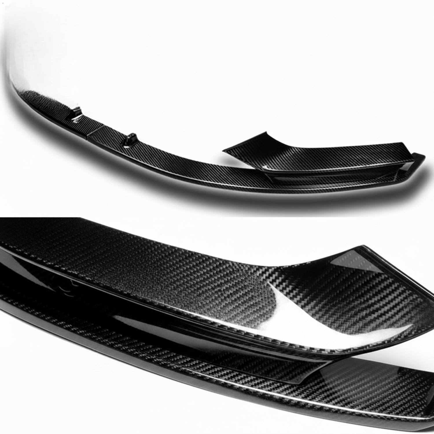 Top Gear Motors Front Bumper Spoiler Lip for 2014-2021 BMW 2 Series F22 F23 2-Series M-sport Carbon Fiber Front Splitter Single