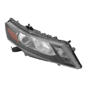 Top Gear Motors Halogen Headlight Assembly Passenger Side for Honda Crosstour 2010–2012 Black Housing Clear Lens