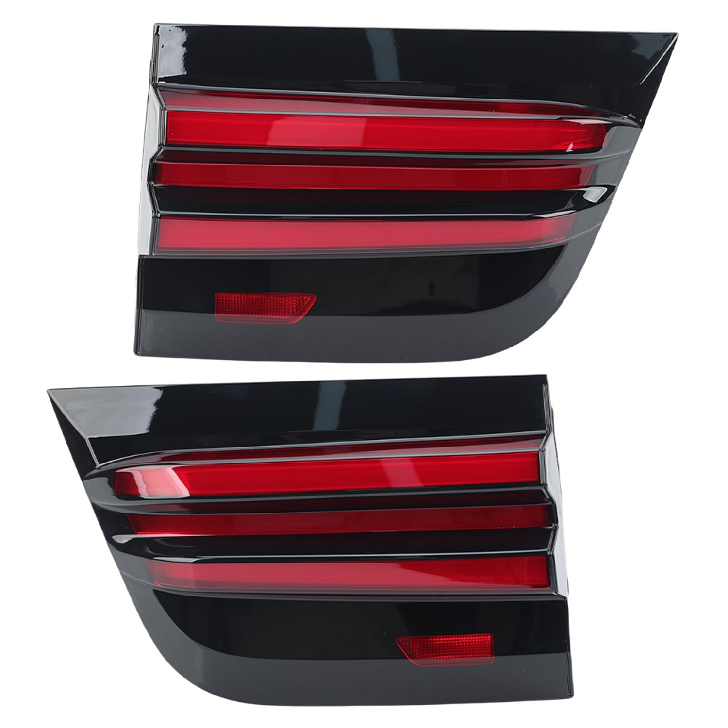 Top Gear Motors Full LED Tail Light Assembly Pair Left and Right for BMW X5 E70 2007–2013 Black Housing Red Lens - Image 3