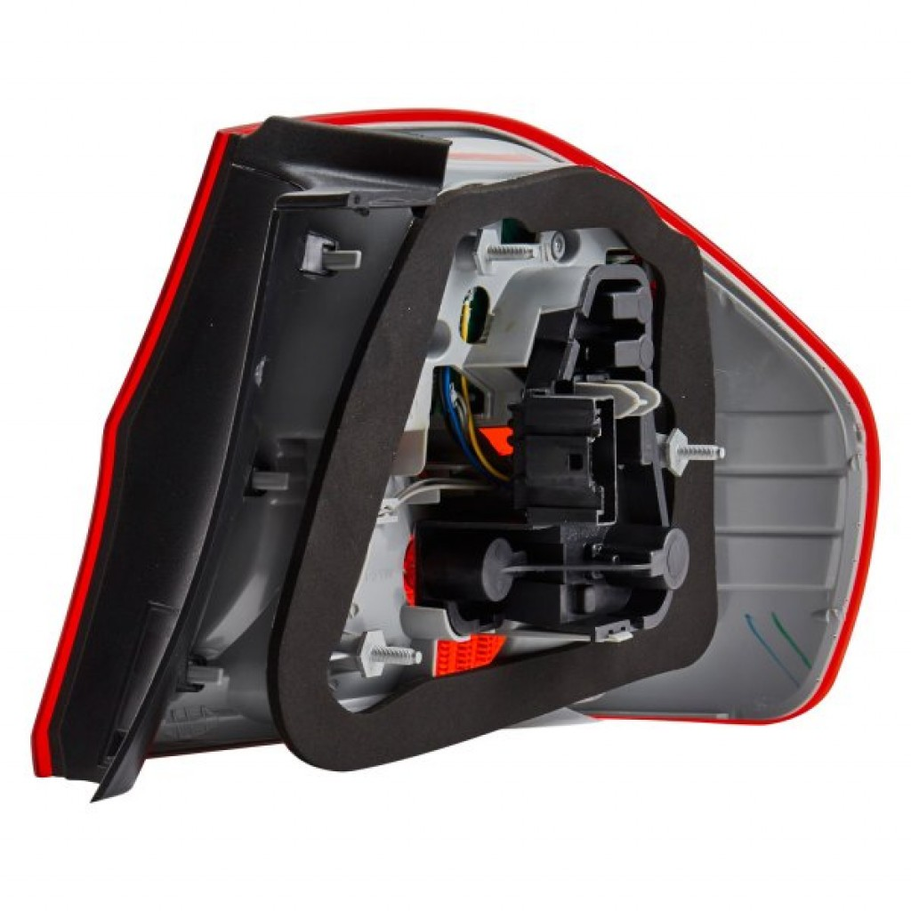 CarLights360: For BMW 328i xDrive Tail Light Assembly 2009 2010 2011 Driver Side DOT Certified w/Bulbs For BM2818114 (Vehicle Trim: Sedan) - Image 2