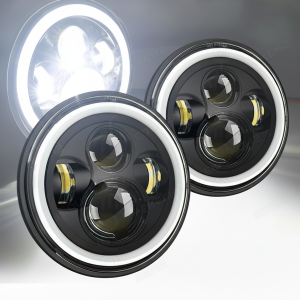 Top Gear Motors Pair LED 7" Left and Right Headlight Assembly for 1986 1995 SUZUKI Samurai