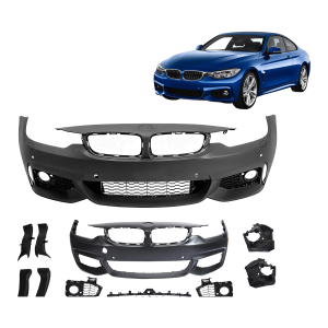 Top Gear Motors Front Bumper Kit with PDC Hole for 2014-2020 BMW 4 Series F32 F33 F36 M-tech Style