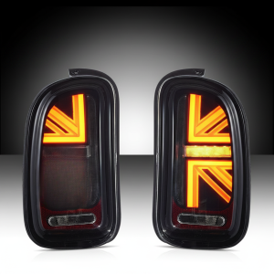 Top Gear Motors Black LED Tail Light Pair Driver and Passenger Side for 2007-2014 MINI Clubman/cooper Smoke/tinted Lens