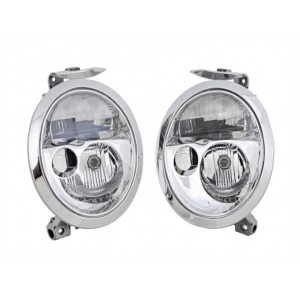 Top Gear Motors Halogen Headlight Assembly Set Pair for 2002-2004 Mini Cooper