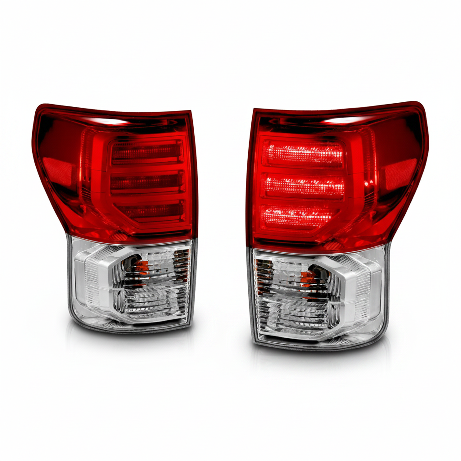 Top Gear Motors of Clear LED Taillights for 2007-2013 Toyota Tundra, Left & Right