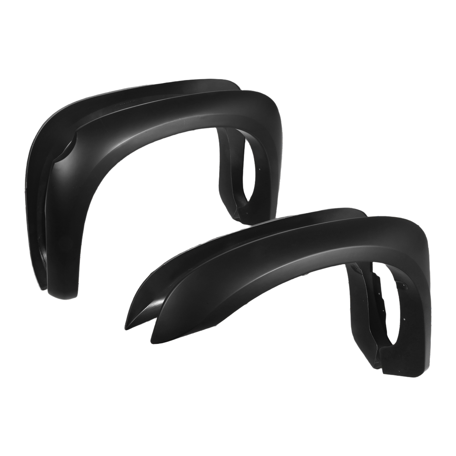 Top Gear Motors Matte Black Fender Flares for 2005-2011 Dodge Dakota Crew Cab Factory-style Wheel Arch Set