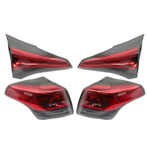 Top Gear Motors Halogen Rear Tail Light Assembly Set of 4 Outer Inner L+R for Toyota RAV4 2016–2018