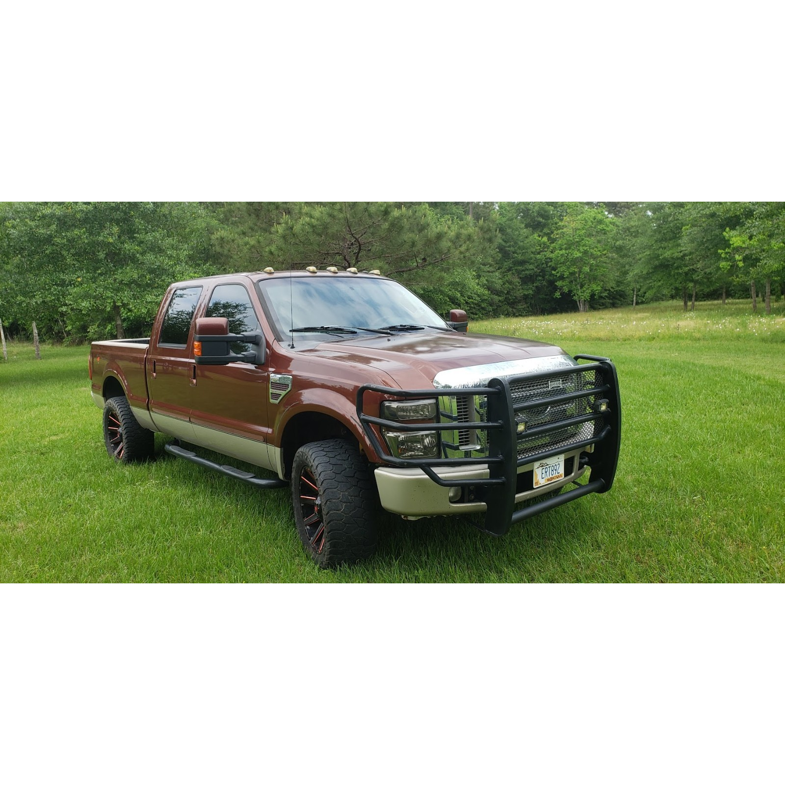 Top Gear Motors LED Headlight Assembly Pair Left and Right for 2008-2010 Ford F-250 F-350 F-450 F-550 Super Duty Clear Lens Chrome Housing Amber Corner - Image 2