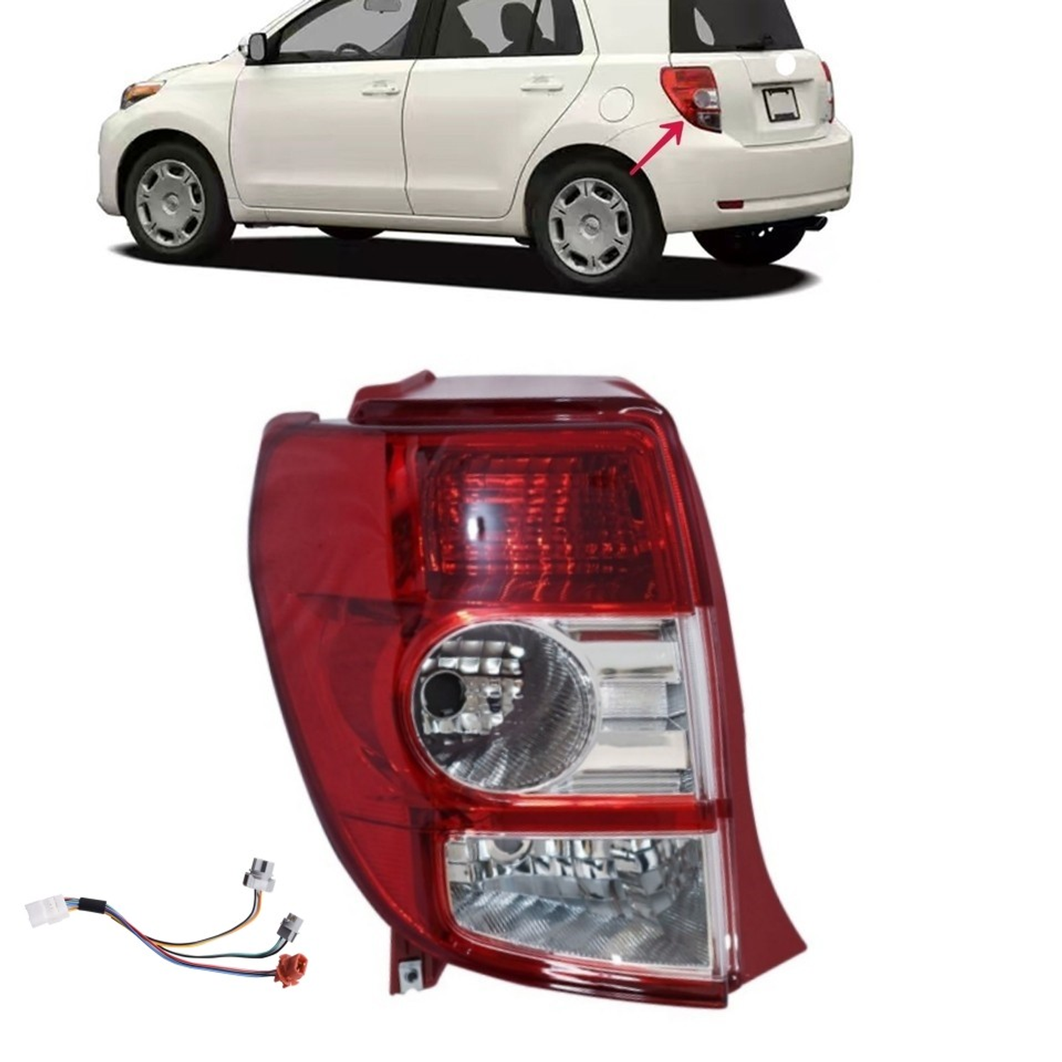 Top Gear Motors Passenger Side Tail Light Lamp for 2011-2012 Scion Tc Right - Image 4