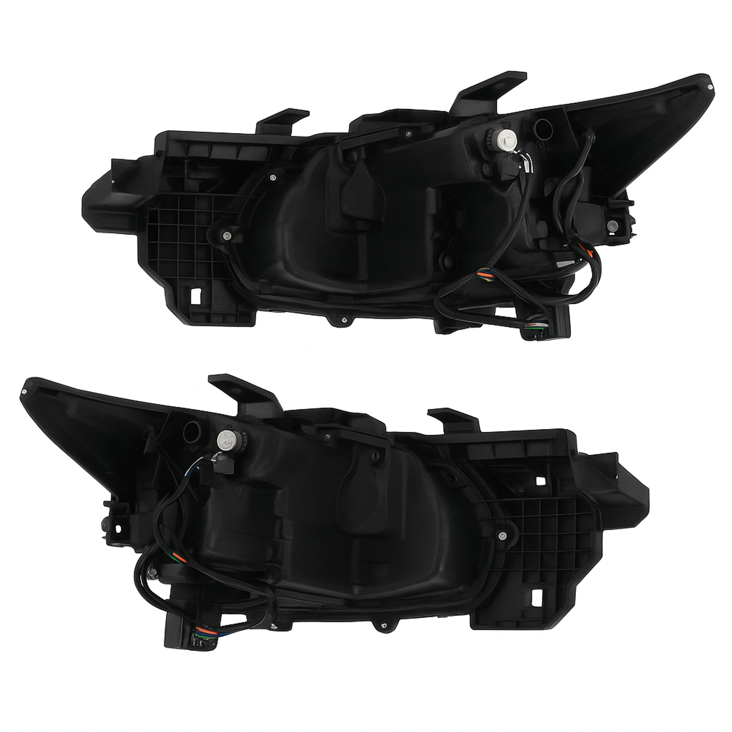 Top Gear Motors Black LED Headlight Pair Driver and Passenger Side for 2016-2023 MAZDA CX-9 Clear Lens - Image 2