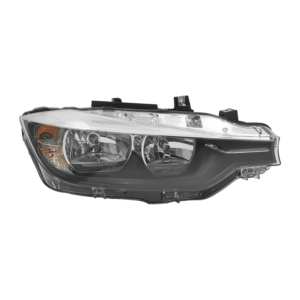 Top Gear Motors Black Halogen Headlight Passenger Right Side for 2016-2018 BMW 320i/340i/330i Clear Lens