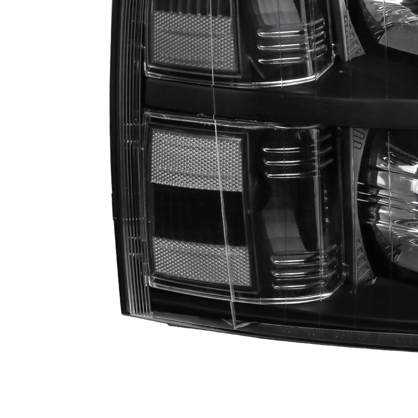 Top Gear Motors Black Housing Headlight Assembly Pair Left and Right for 2007-2013 Chevrolet Silverado 1500 2500HD Direct Replacement - Image 5