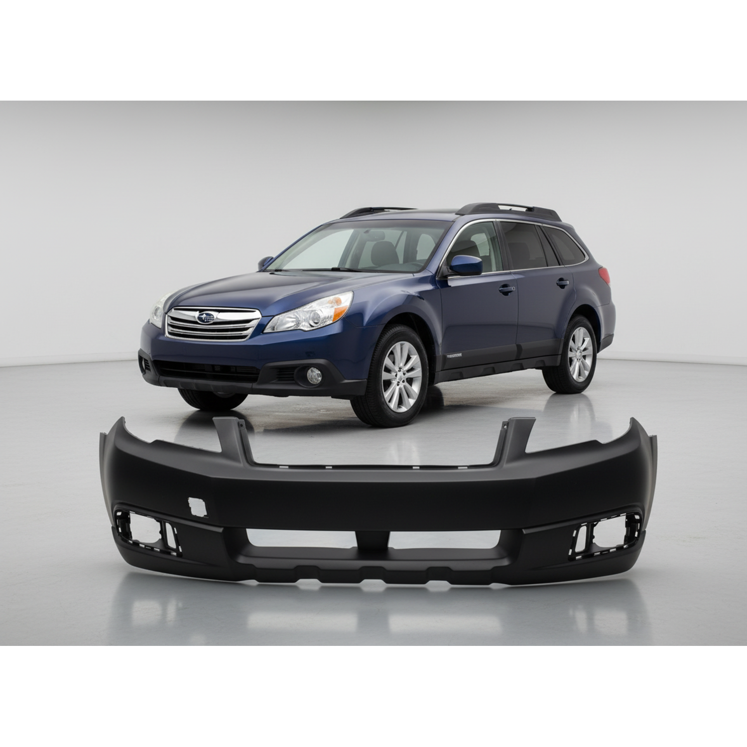 Top Gear Motors Front Bumper Cover for 2010-2012 Subaru Outback Primed Replacement - Image 2