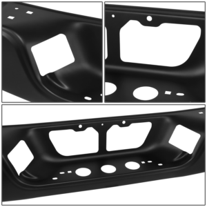 Top Gear Motors Black Primed Steel Rear Bumper Face Bar for 2007–2013 Toyota Tundra