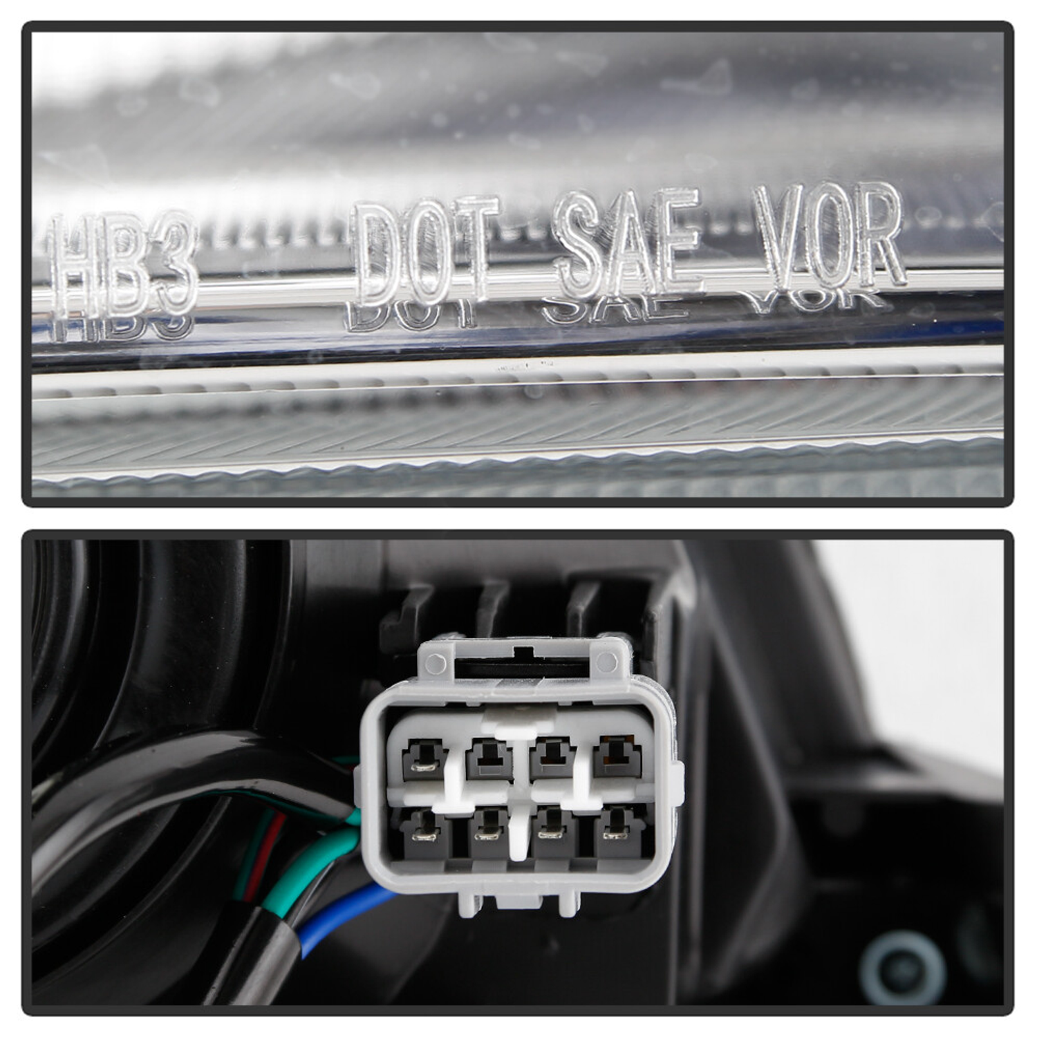 Top Gear Motors Halogen Headlight Assembly Pair Left and Right for Subaru Forester 2014–2016 Chrome Housing Clear Lens - Image 6