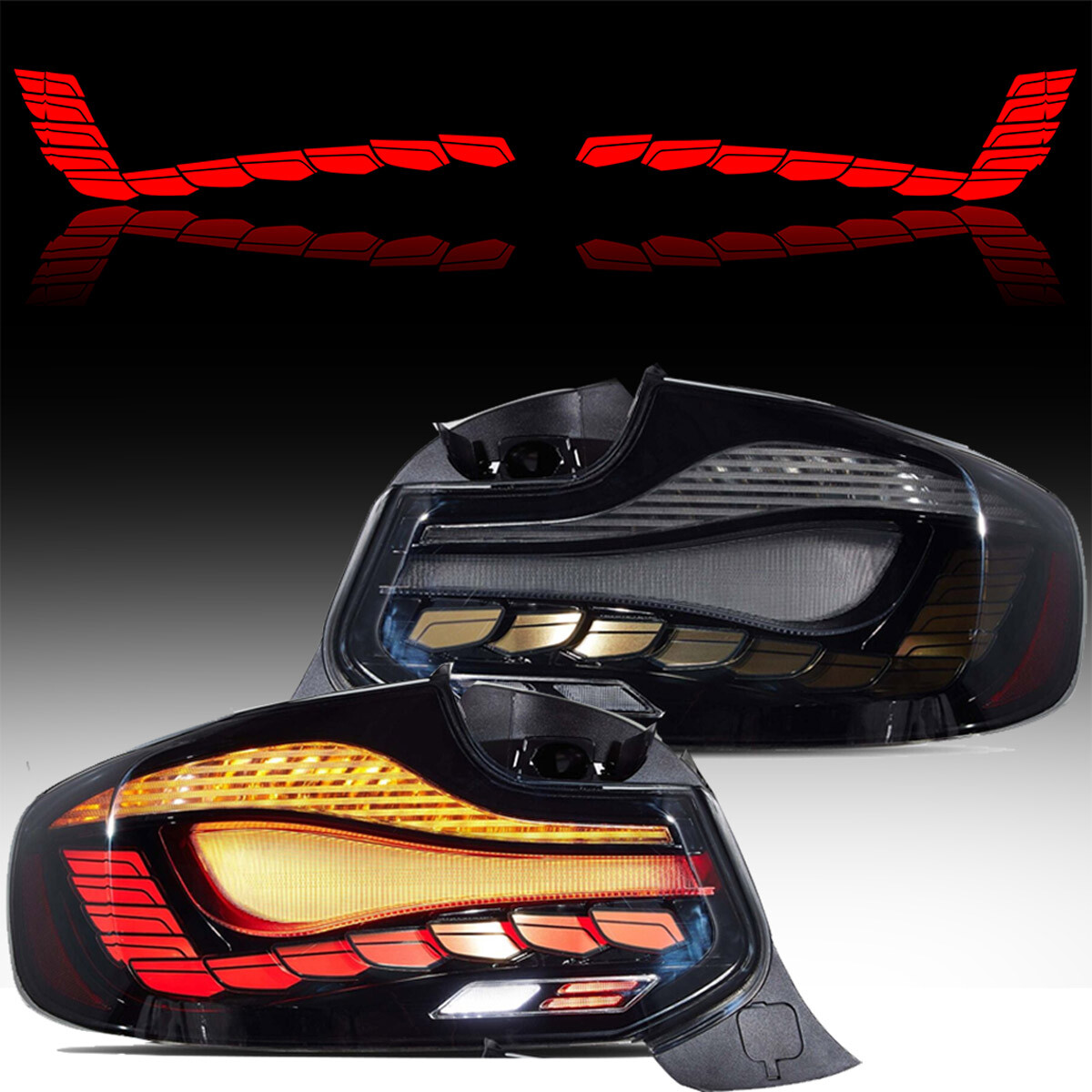 Top Gear Motors Pair of taillights — Left and Right for 2015 BMW F22