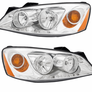 Top Gear Motors Halogen Headlight Pair Driver and Passenger Side for 2005-2010 PONTIAC G6 Clear Lens