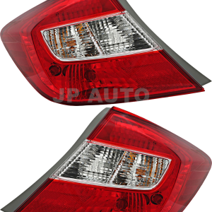 Top Gear Motors Black LED Tail Light Pair Driver and Passenger Side Touring for 2009-2015 HONDA Pilot Smoke/tinted Lens