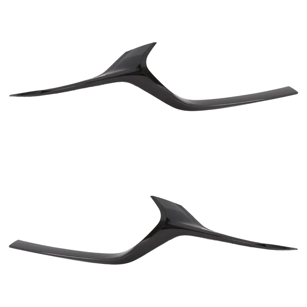 Top Gear Motors Painted Black Grille Trim Pair for 2019-2023 Mazda 3 Hatchback