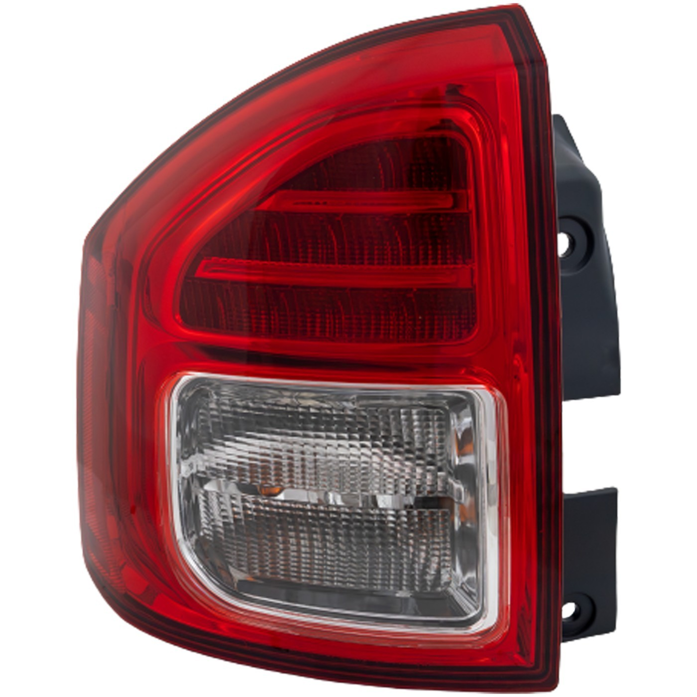 Top Gear Motors LED Tail Light Driver Left Side for 2011-2013 JEEP Compass Red Lens