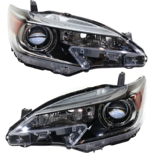 Top Gear Motors Halogen Headlight Pair Driver and Passenger Side for 2014-2016 Scion tC Clear Lens