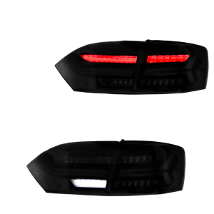 Top Gear Motors 2011-2014 Volkswagen Jetta Rear Left and Right Smoke LED Sequential Tail Light Assembly Pair