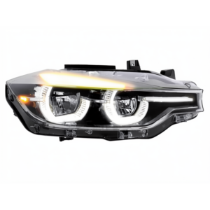 Top Gear Motors Silver LED Right Passenger Side Headlight for 2016-2019 BMW 3 Series